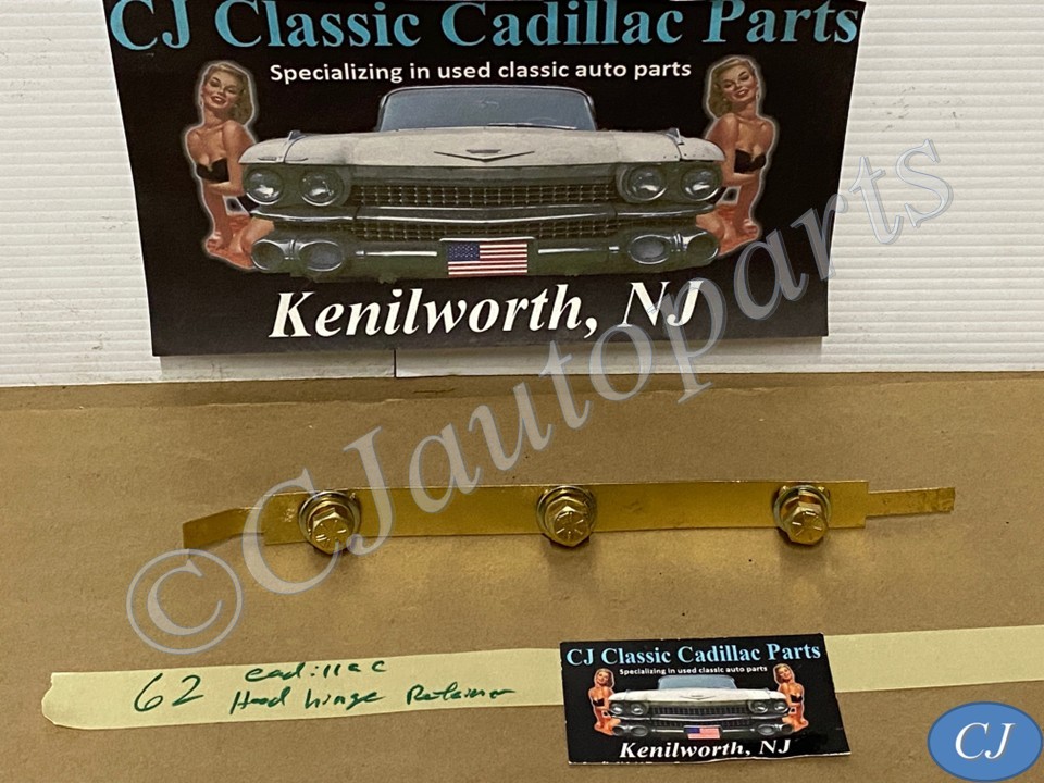 OEM 1961 1962 1963 1964 1965 1966 1967 Cadillac Deville Fleetwood Calais 1961 1962 1963 1964 1965 1966 1967 1968 1969 1970 Cadillac Eldorado HOOD HINGE RETAINER MOUNTING BRACKET #3512382